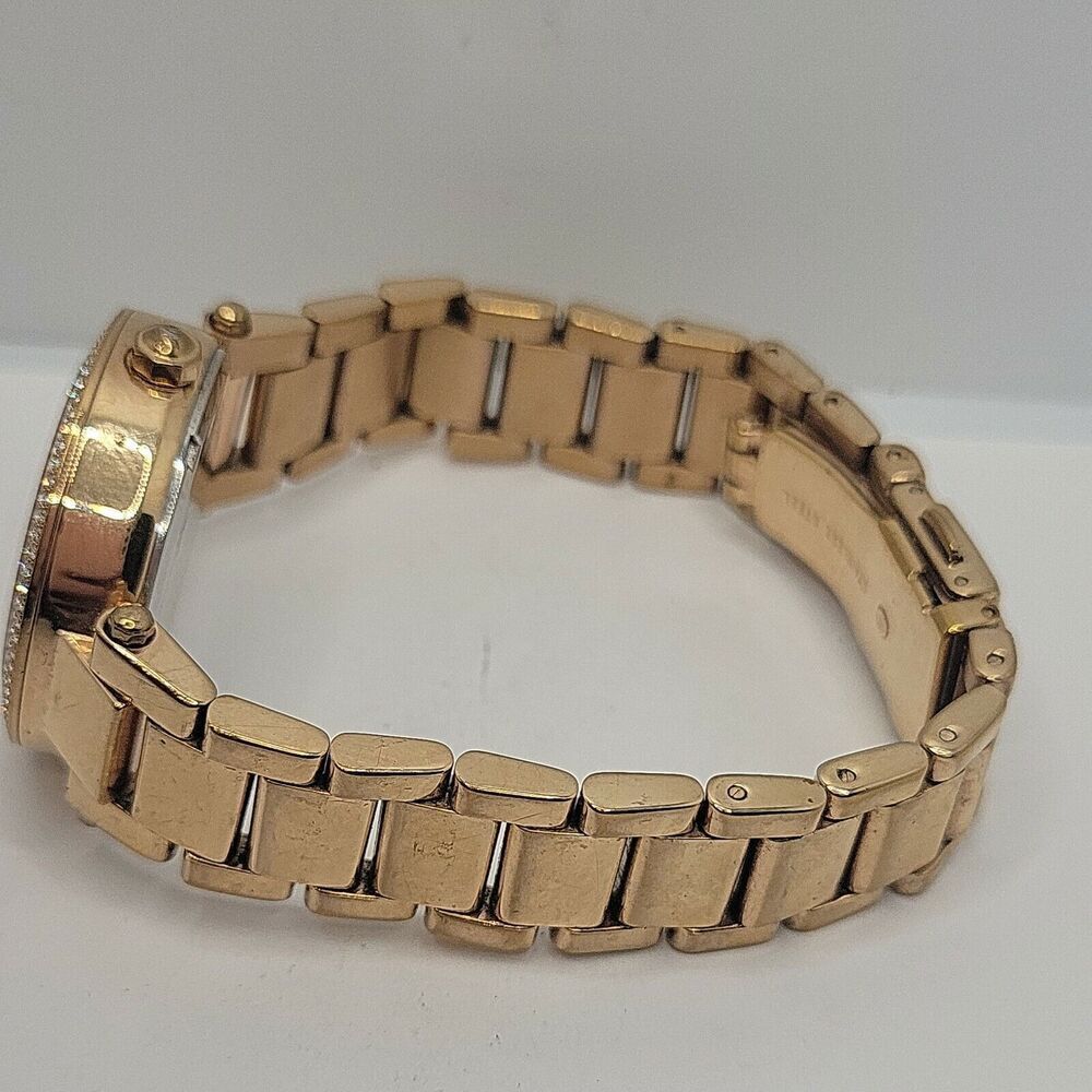 Michael Kors MK6352 Women's Stainless Steel Analog Gold Dial Quartz Watch BC627 - Picture 8 of 10